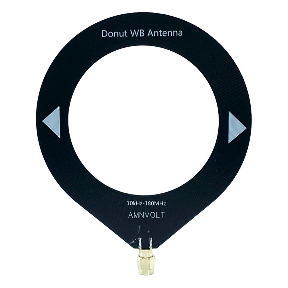 10 кГц - 180 МГц Кольцевая антенна СВ/КВ с преобразователем низкого импеданса Кольцевая КВ антенна Мини-кольцевой антенный модуль для радиолюбительской связи