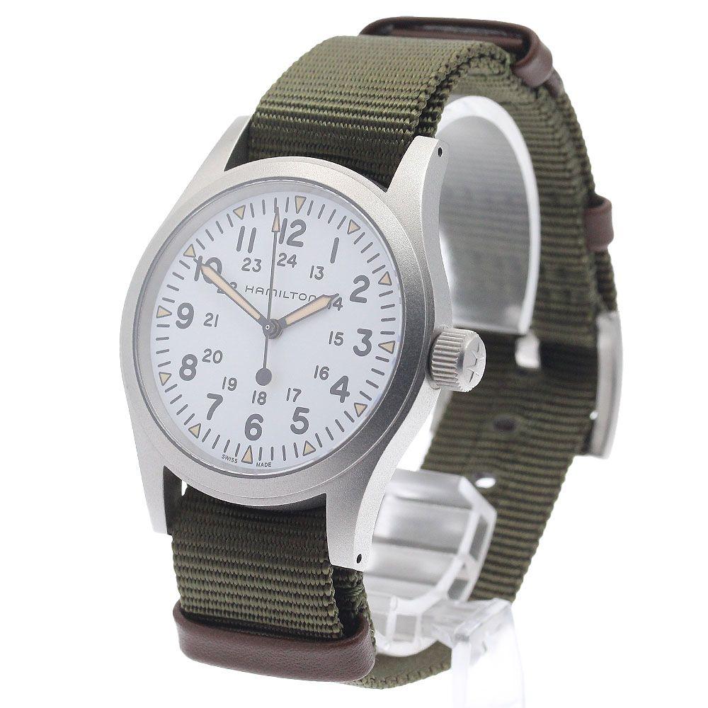 Б/у Hamilton HAMILTON H694390 Khaki Field Механические с ручным заводом Мужские Очень хорошее состояние _958447