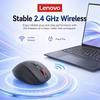 Lenovo Беспроводная мышь Thinkplus M30 2,4 ГГц, 6 кнопок, 4 регулируемых DPI до 1600, эргономичная, Plug & Play, офисная мышь для Windows Mac Laptop PC