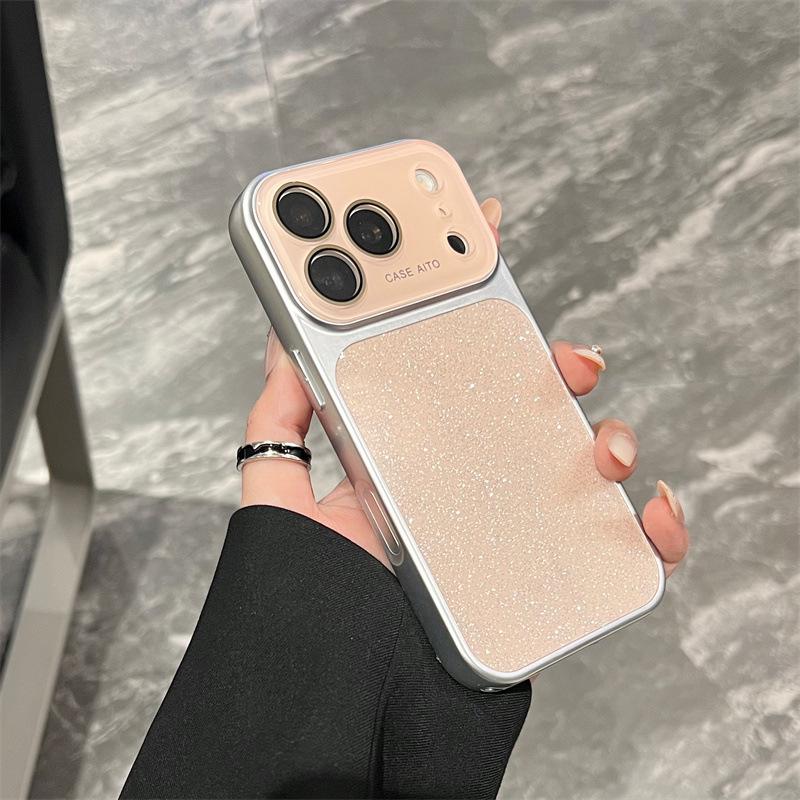 Роскошный чехол с градиентом и блестками для iPhone 17 Pro, совместим с моделями 16 ProMax, 14/15, обеспечивает мгновенный гламур и защиту от падений.
