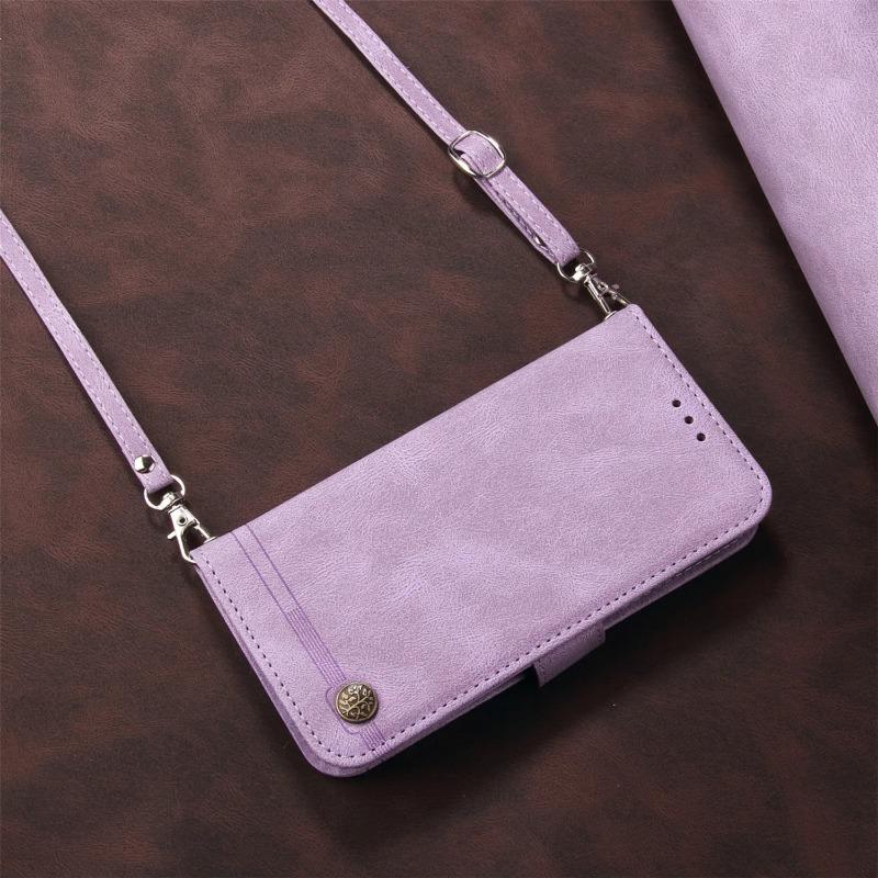 Длинный кожаный чехол-раскладушка с ремешком для телефона Xiaomi Redmi Note 13 12 Pro 12S 11A 13C 12C A3 Poco X6 Pro X5 F5 M3 M6 Pro C61 C65 C55, магнитный чехол-бумажник