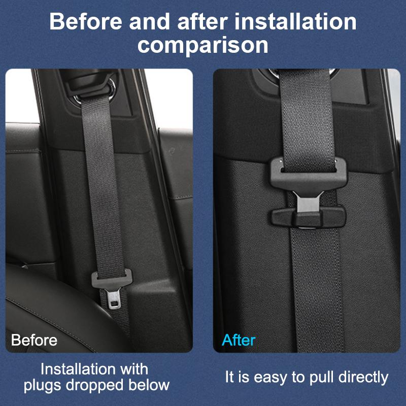 SEAMETAL 2 шт. Зажимы для ремня безопасности автомобиля, Пряжка ремня безопасности, Стайлинг автомобиля, Безопасный стопор, Зажимы для ремня, Регулировочный зажим