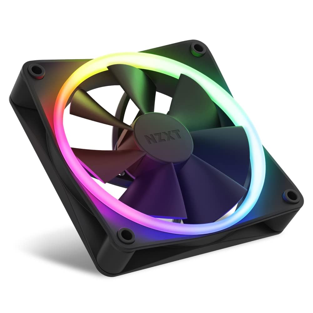 F120RGB 120mm x3 RGB Controller Included Black PC Case Fan FN1763 RF-R12TF-B1