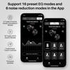 TOZO Golden X1 Wireless Bluetooth Multipoint EQ Dedicated App OrigX LDAC Noise True Wireless IPX6 Balanced Armature Driver Hybrid Dynamic Black