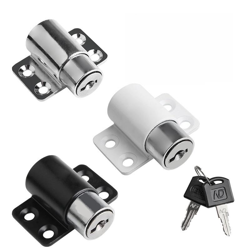 Раздвижные Дверные Оконные Замки с 2 Ключами Фиксаторы Ограничители Защита Безопасности Детей Защита от Взлома Дверной Оконный Замок Безопасности Защелки