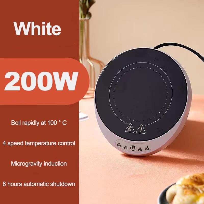 Подогреватель для чашек 100°C, подогреватель для кружек, чайник, подставка под стакан, электрическая плита, индукционная плита, электрогрелка для кофе, молока, чая, 200 Вт