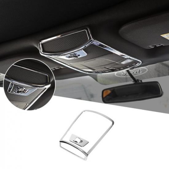 Front Reading lamp Light Cover Trim for Ford F150 2016- Chrome Accessories