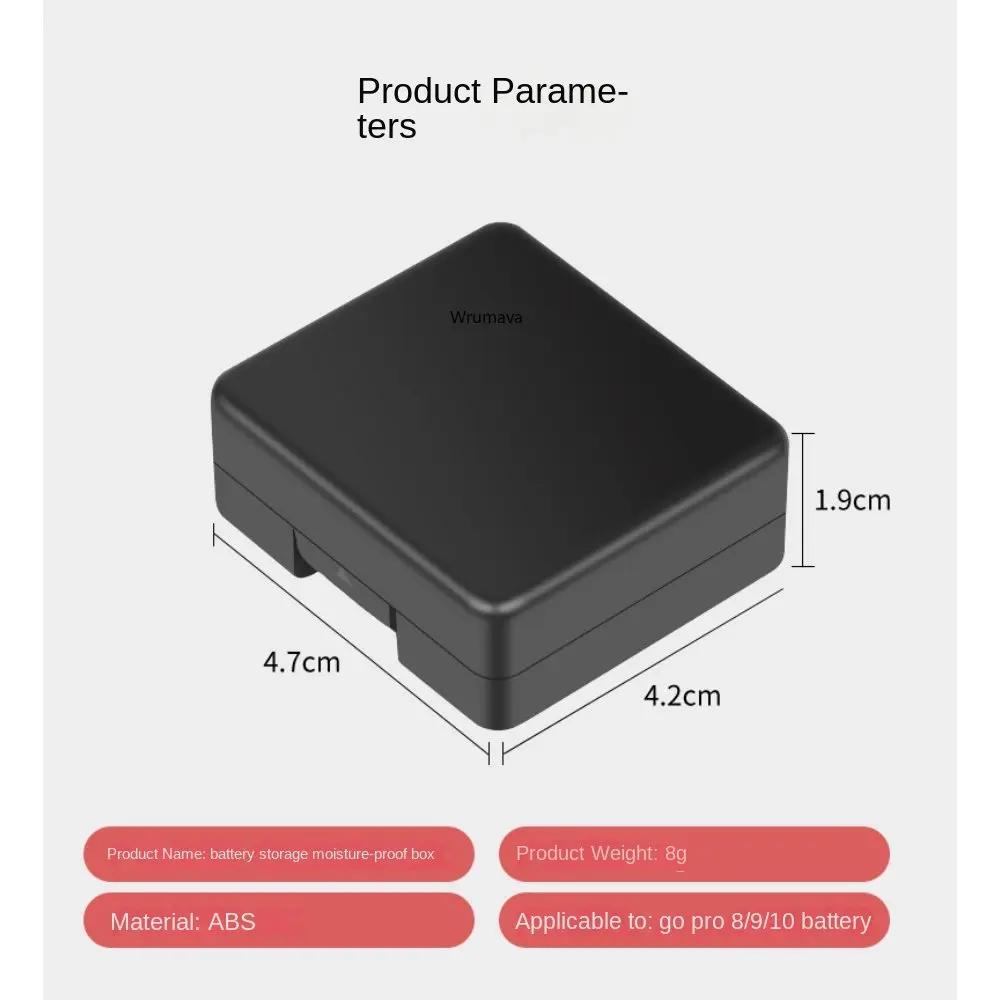 1/2/4 шт. Защитный пластиковый чехол для аккумуляторной батареи, аксессуары для камеры Gopro Hero 12/11/10 9/8/7/6, сумка для крепления аккумулятора