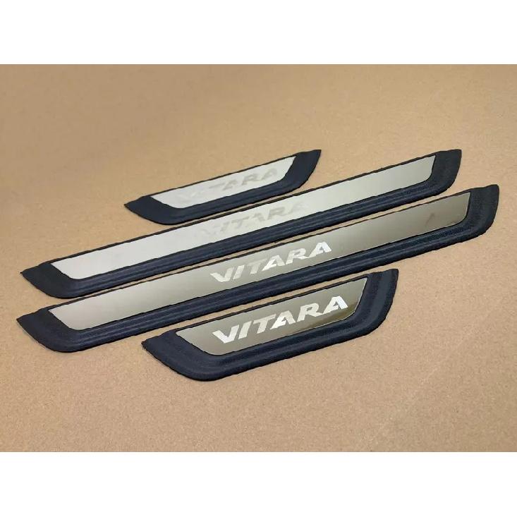 Для Suzuki Vitara 2015 2016 2017 2018 - 2024 Накладки на пороги Защитные накладки на пороги Защитные накладки на пороги Защита накладки на пороги Накладки на педали Автоаксессуары