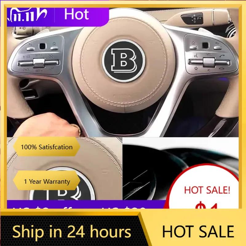 C200 E200 Для Mercedes Benz 1 шт. 52/58/73 мм Maybach BRABUS Значок на руль Эмблема Декоративная наклейка Для Mercedes benz GLA