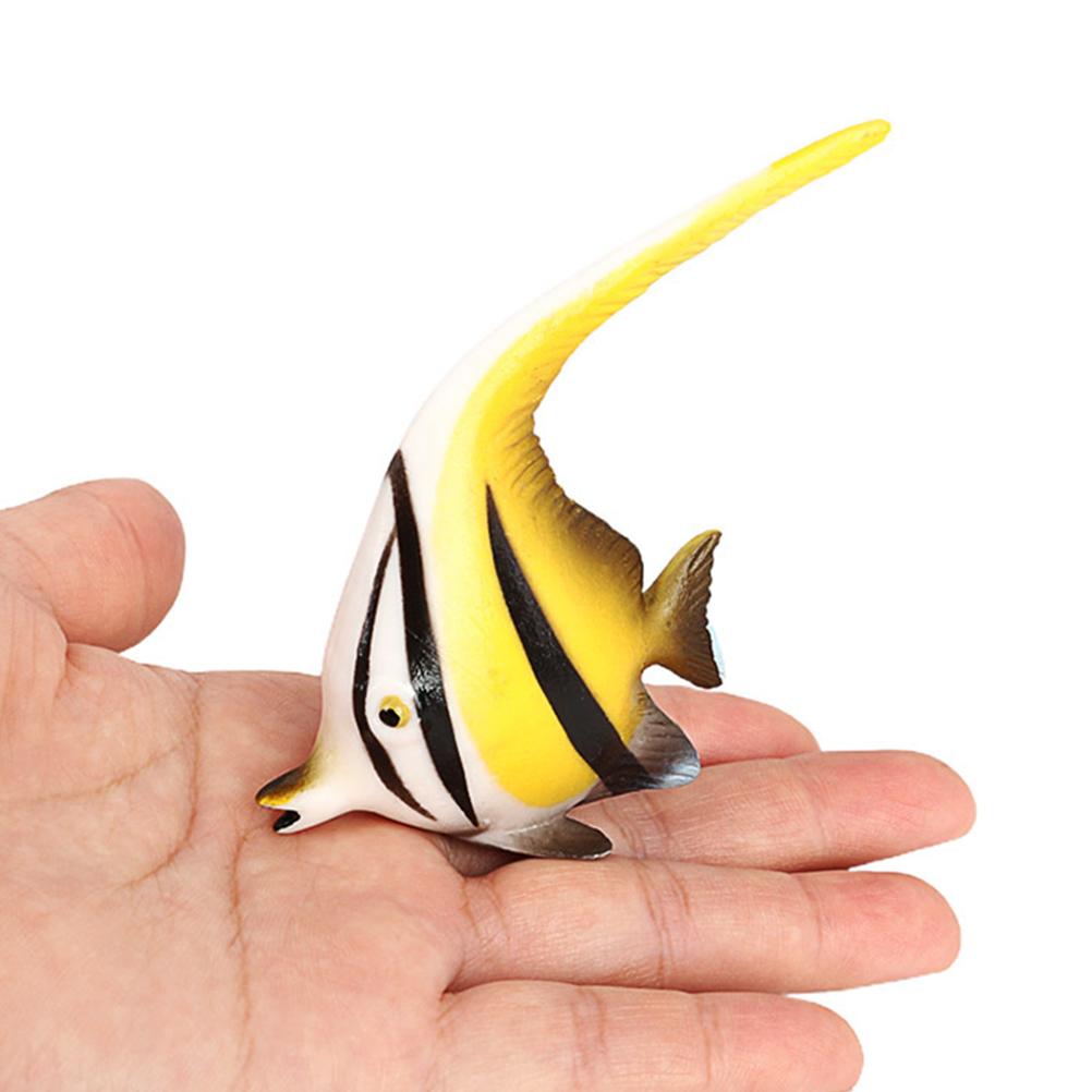 Детская игрушка, искусственная рыба, ролевые игры, искусственный ангел, декор для океана, пластиковая статуэтка морского животного