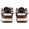 Nike Dunk Low Нескользящие Устойчивые к истиранию Низкие Кеды для скейтбординга Женские Белый Коричневый DD1503-124(Команда57-)