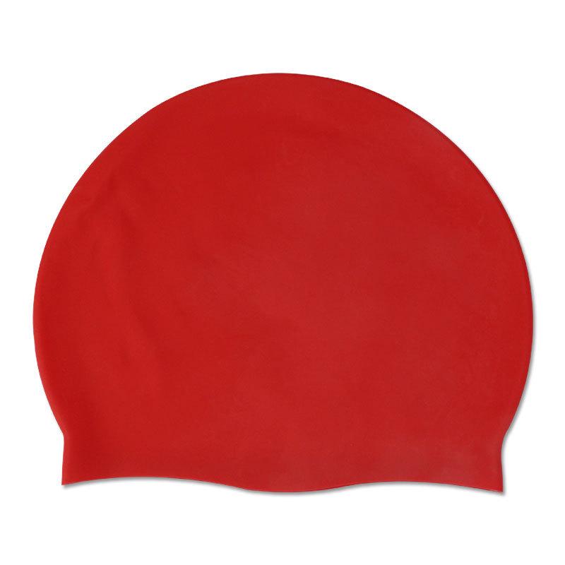 OEM Logo Non-Slip Swimming Pool Cap Hat Adults & Kids Elastic Swimming Caps Silicone Swimming Cap