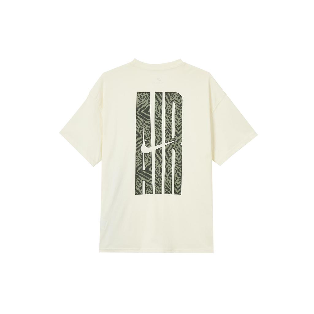 Nike Мужские футболки Air Экру Круглый вырез Средняя посадка HQ9249-133