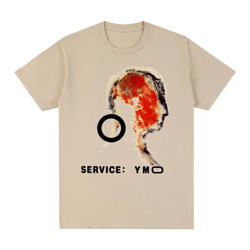 Винтажная футболка Yellow Magic Orchestra Ymo Электронная музыка Уличная одежда Летний хлопок Мужская футболка Новая ФУТБОЛКА Женские топы