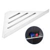 Stainless Steel Triangular Storage Shelf Shower Corner Shelf Rack Organizer for Home Bathroom