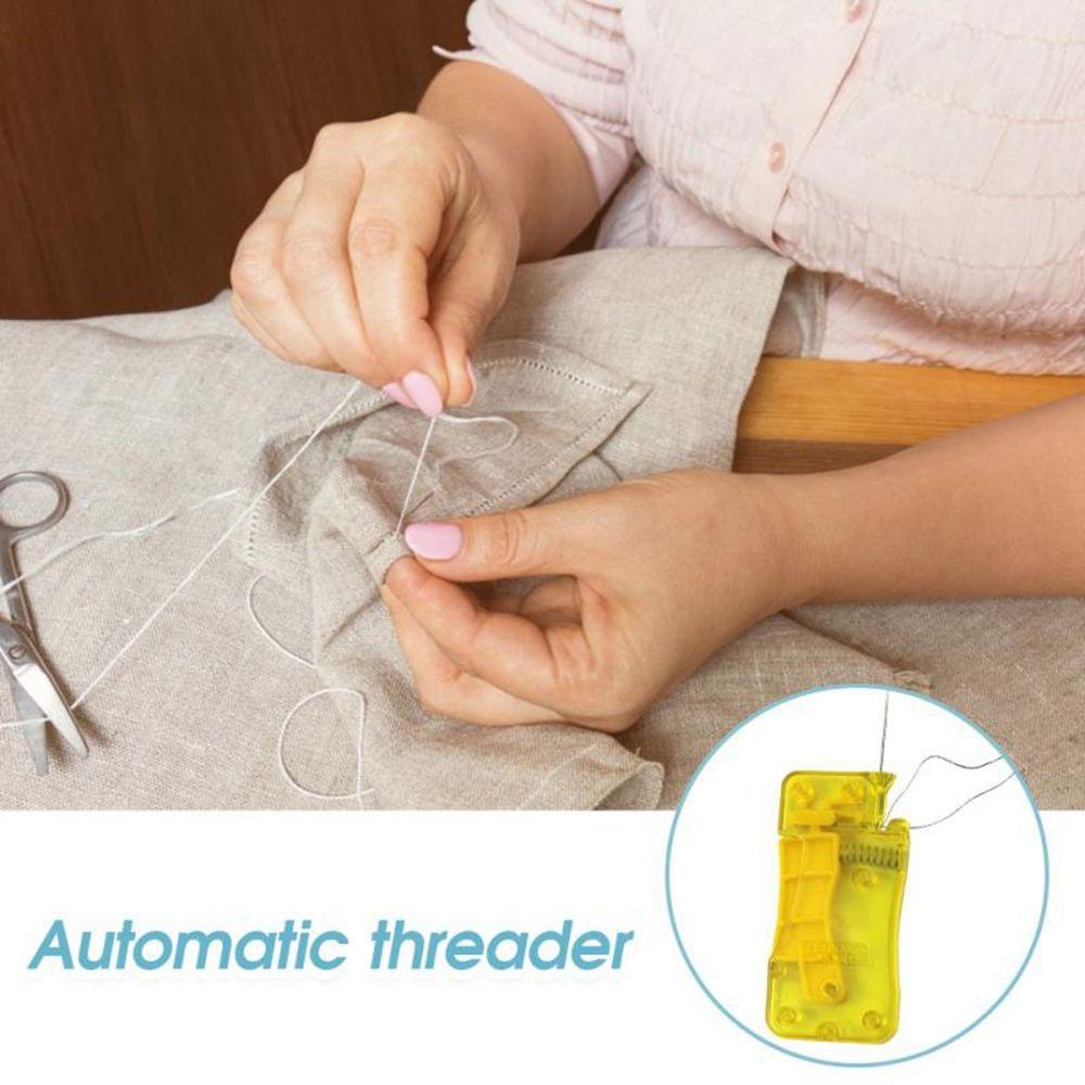 Elderly Assistance Crafting Needle Threader Sewing Accessories Automatic Threader Crafting Tools
