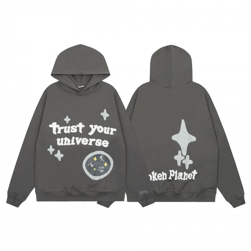 Broken Planet Market BPM Fleece Hoodie Men Women Loose Fit Casual Winter Sweatshirt