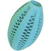 Dental Ball for Dogs - GLORIA - Rugby Model - 11 Cm - Resistant Rubber - Multicolor