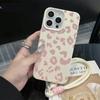 Ретро Розовый Леопардовый Принт Чехол-цепочка для телефона Lanyard Case Для iPhone 17 16 15 14 13 12 Pro Max 11 Plus Ударопрочный Роскошный Модный Чехол