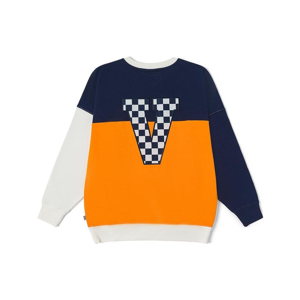 Vans Толстовка с круглым вырезом и цветным принтом в виде букв и цифр, унисекс, свитшот Off-White VN0A7YHHFS8