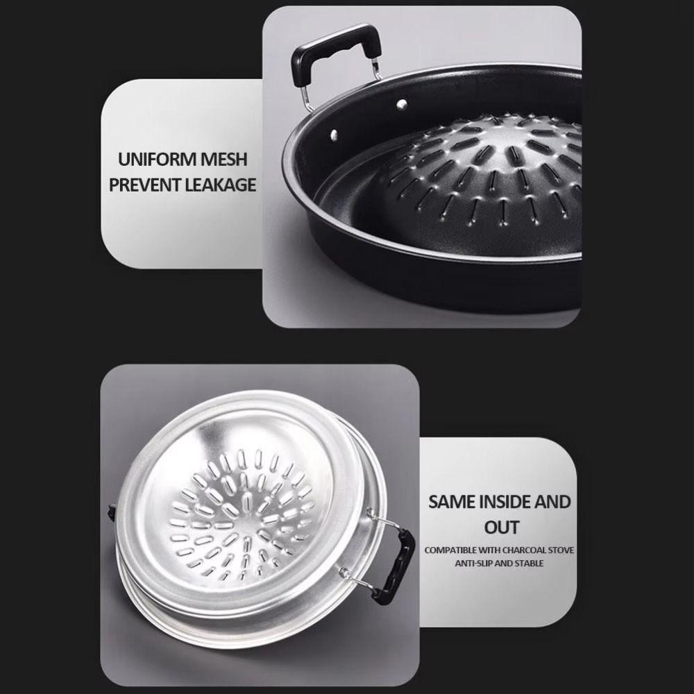 Multi-function Thai Picnic Grill Pan Portable Korean Barbecue Grill Tray  Cookware