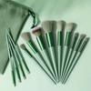 13Pcs/Set Beauty Brushes Reused Soft Bristle Comfortable Eco-friendly No Shedding Dress Up Man-made Fibers Blusher Loose Powder Eye Shadow