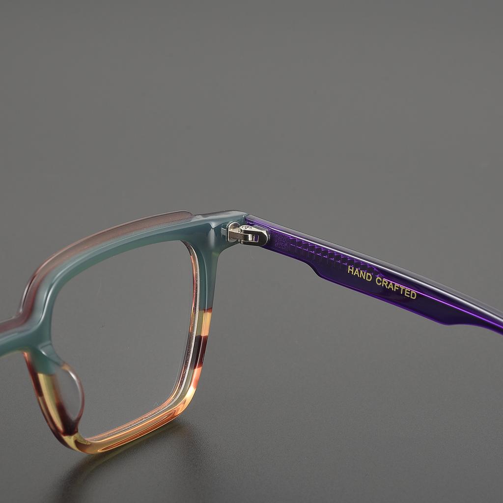 2024 New Fashion Eyeglass Frames For Men And Women Acetate Square Luxury Brand Designer Ultra Light Optical Prescription Frames