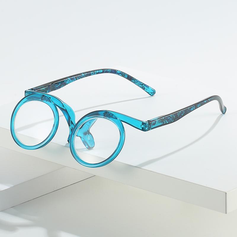 HS2146DOWN 1pc 90 Rotating Lens Make-up Glass Multi-Functional Walking Glasses PC Temples Presbyopia Unisex Reading Glasses