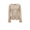 VEROMODA Women's V-Neck Hollow Knit Cardigan