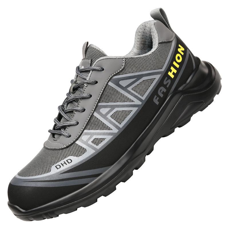 Мужская изолированная рабочая обувь для электриков - пластиковый носок, устойчивый к ударам и проколам