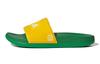 Детские шлепанцы LEGO x Adilette Comfort Желто-зеленые GV8233