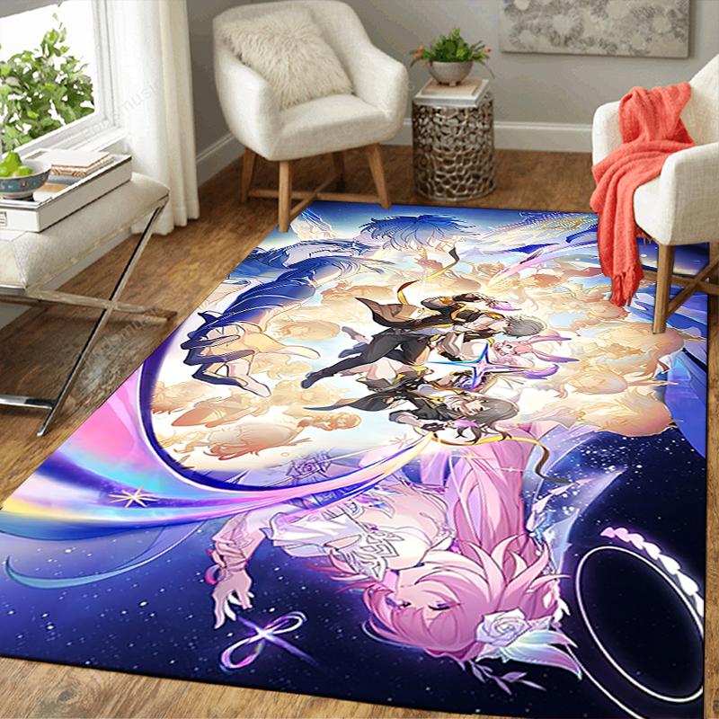 1Pc Fantasy Heroes Rug, Office Carpet Indoor Outdoor Doormat, Non-Slip, Comfortable, Living, Christmas Halloween, Xmas Gift S1750