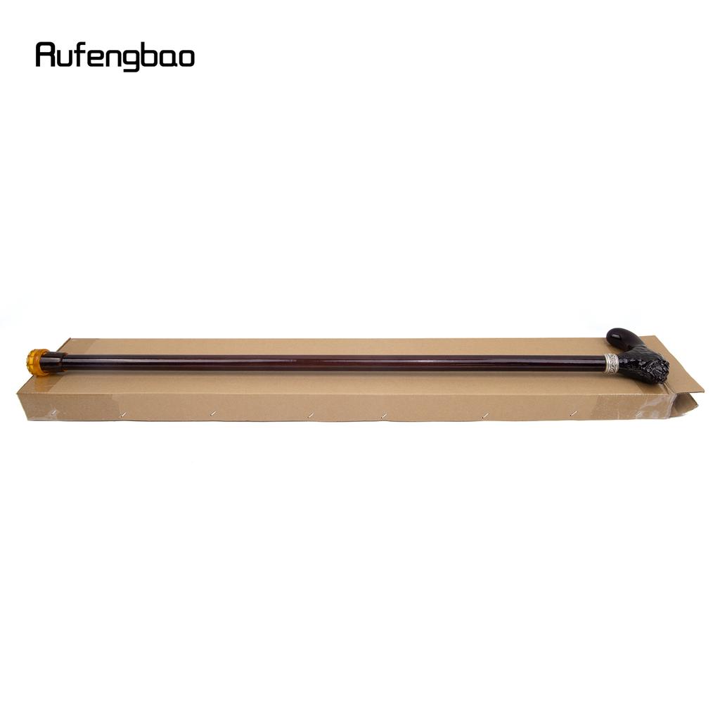 Brown Long Bear T Head  Wooden Fashion Walking Stick Decorative Cospaly Cane Halloween Mace Crutch  Wand Crosier 93cm