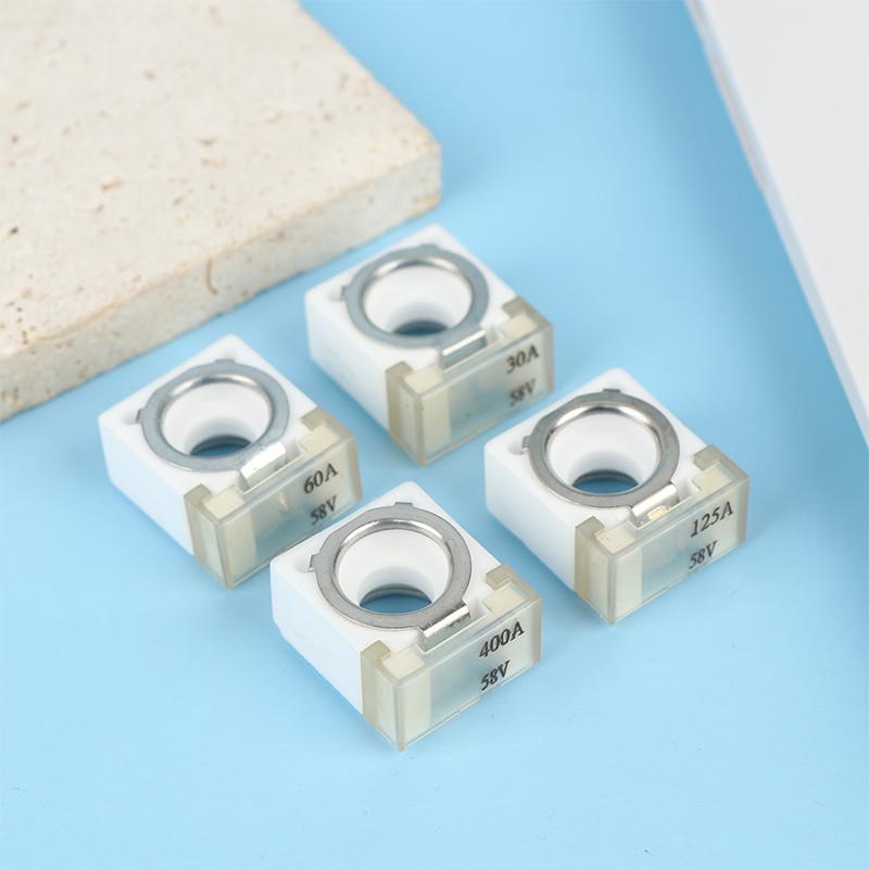30A-600A Battery Terminal Mount Fuse Block Kit 58V With Single Stud 5/16" Marine Rated Battery Fuse For Boat Truck Rv
