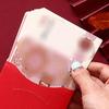 6 шт. Креативный 3D красный конверт на Китайский Новый год с кисточкой, смешанный узор, мешочек для счастливых денег, полый ХунБао 2025