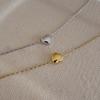 Bohemian Minimalist Necklace Silver Heart Pendant Necklace Mini Heart Necklaces  Women Gifts