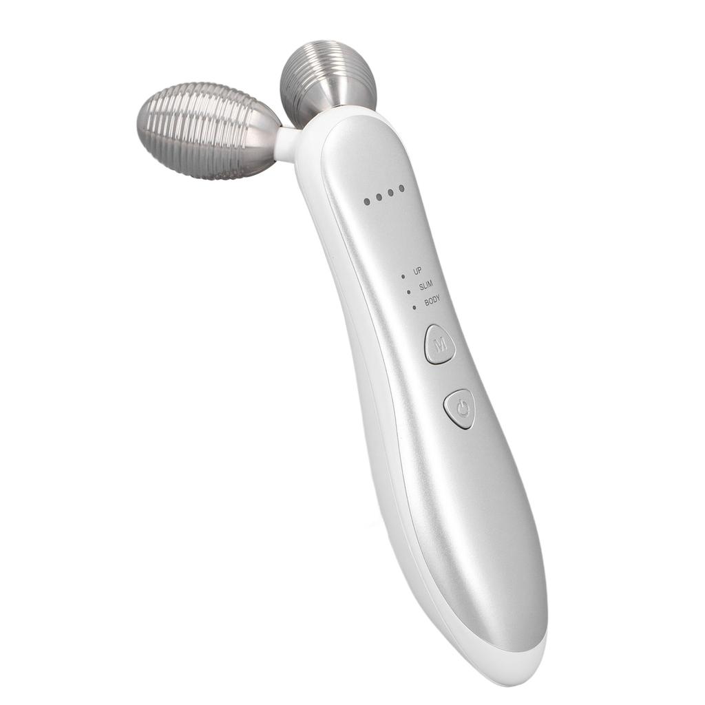 Microcurrent Facial Roller Device 3 Modes 4 Levels Wrinkle Removal USB Rechargeable Heating Face
