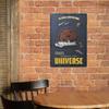 1 Pack Aged Retro Metal Sign with Distressed Rust Look for Interior Design Corners, Options Include 20x30cm or 30x40cm