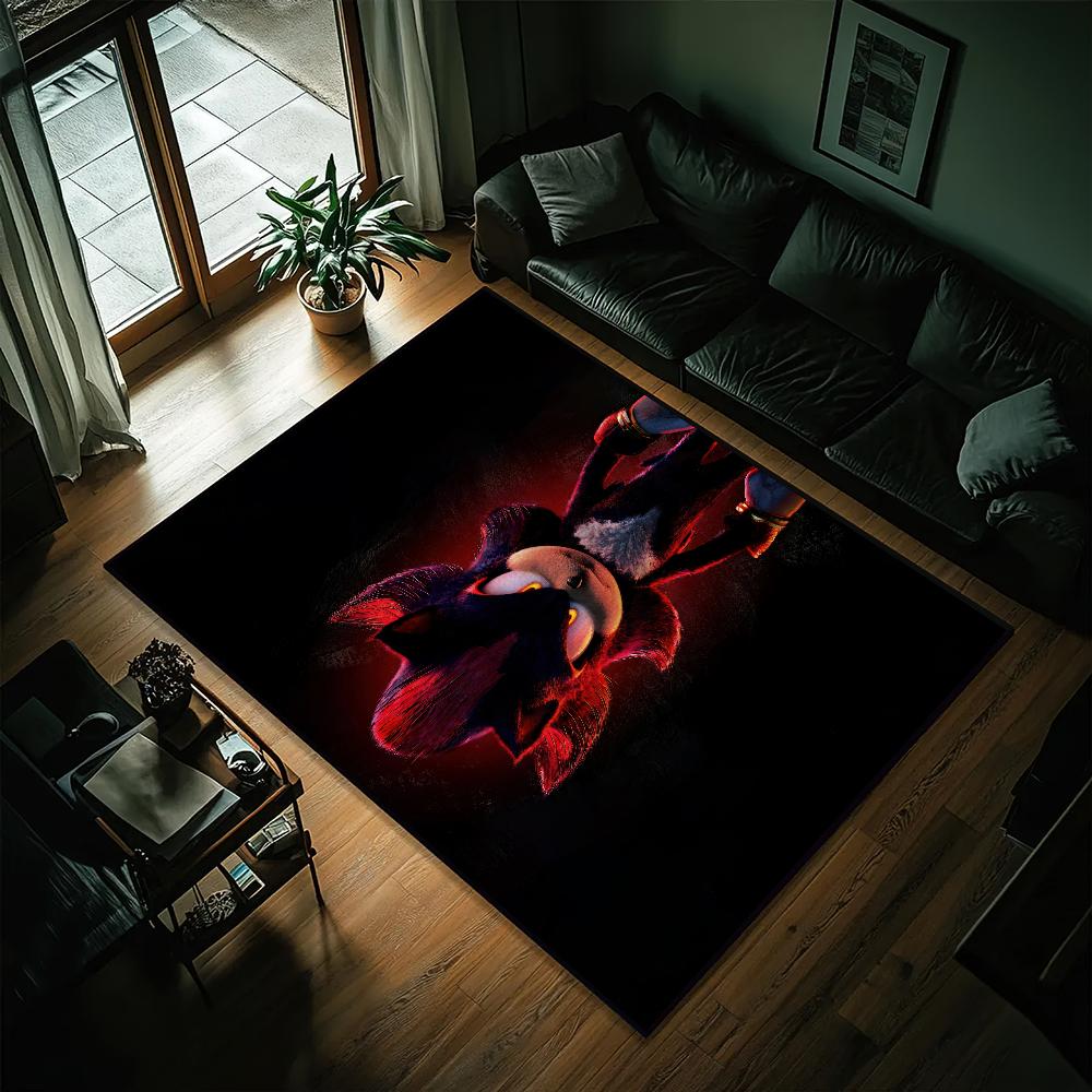 Anime S-Shadow H-Hedgehog carpet Bedside Kitchen Bath Living Home House Bedroom Floor Mat Doormat Large Carpet Rug Decoration