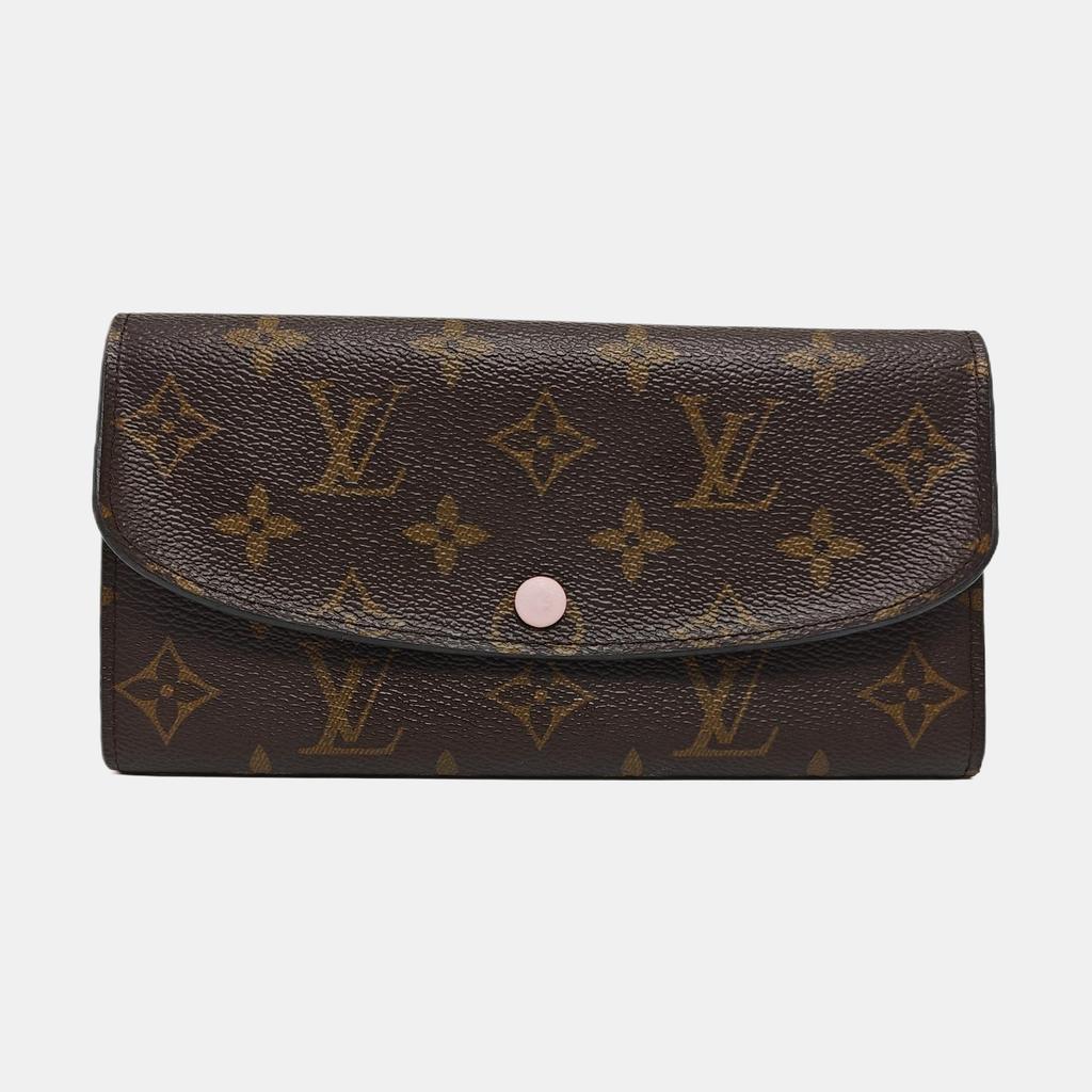 [Б/У] Кошелек Louis Vuitton Emilie 'Коричневый канвас Monogram' - Очень хорошее состояние #73FDE9