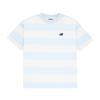 ABT55536 NB Dry Border Short Sleeve Kids IB [New Balance] T-Shirt Cotton-Like (ABT55536) (Ice Blue)