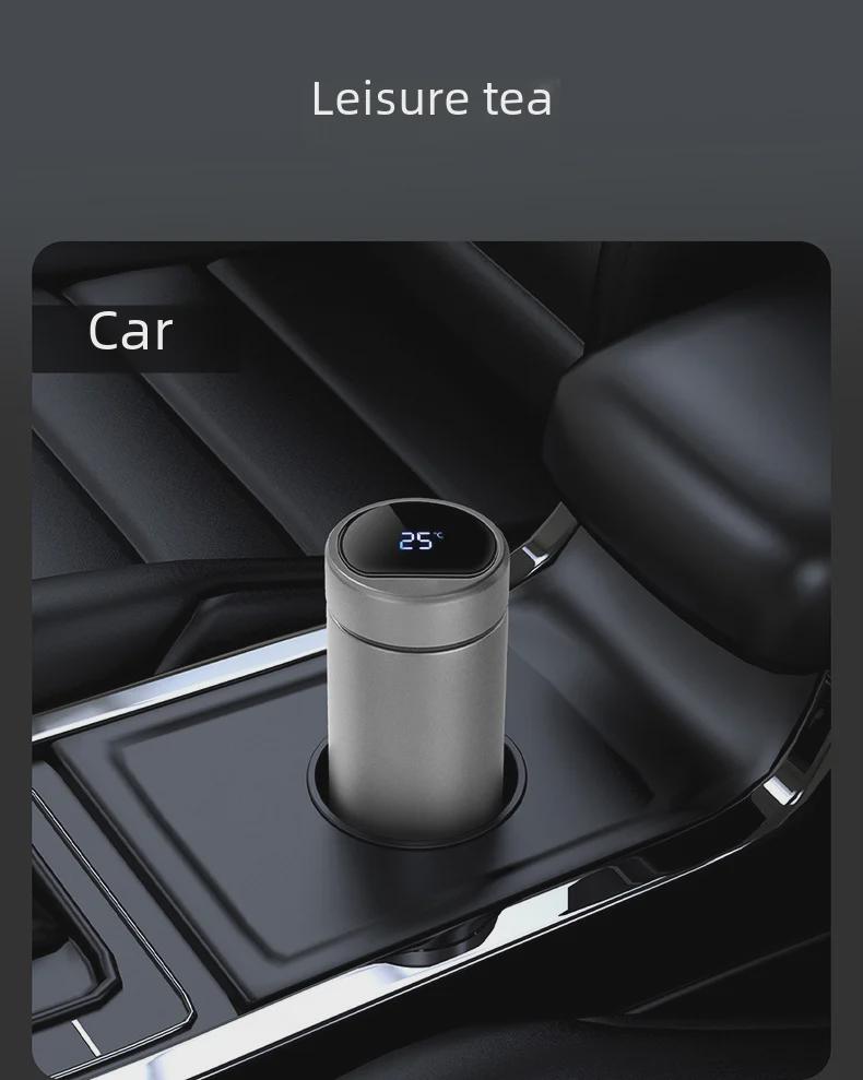 Высококачественная термокружка из чистого титана - большой емкости для разделения чая и воды для деловых подарков