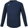 Mizuno Professional Line Soccer Field Long Practice Deep Size 150 Shirt, Sleeve, Shirt, Junior, P2MA1506, Navy,