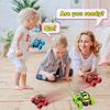Monster Trucks Toys for Boys Toddler Push and Go Truck Race Cars Flip Stunt Car Toys for Kids Christmas Birthday Gifts