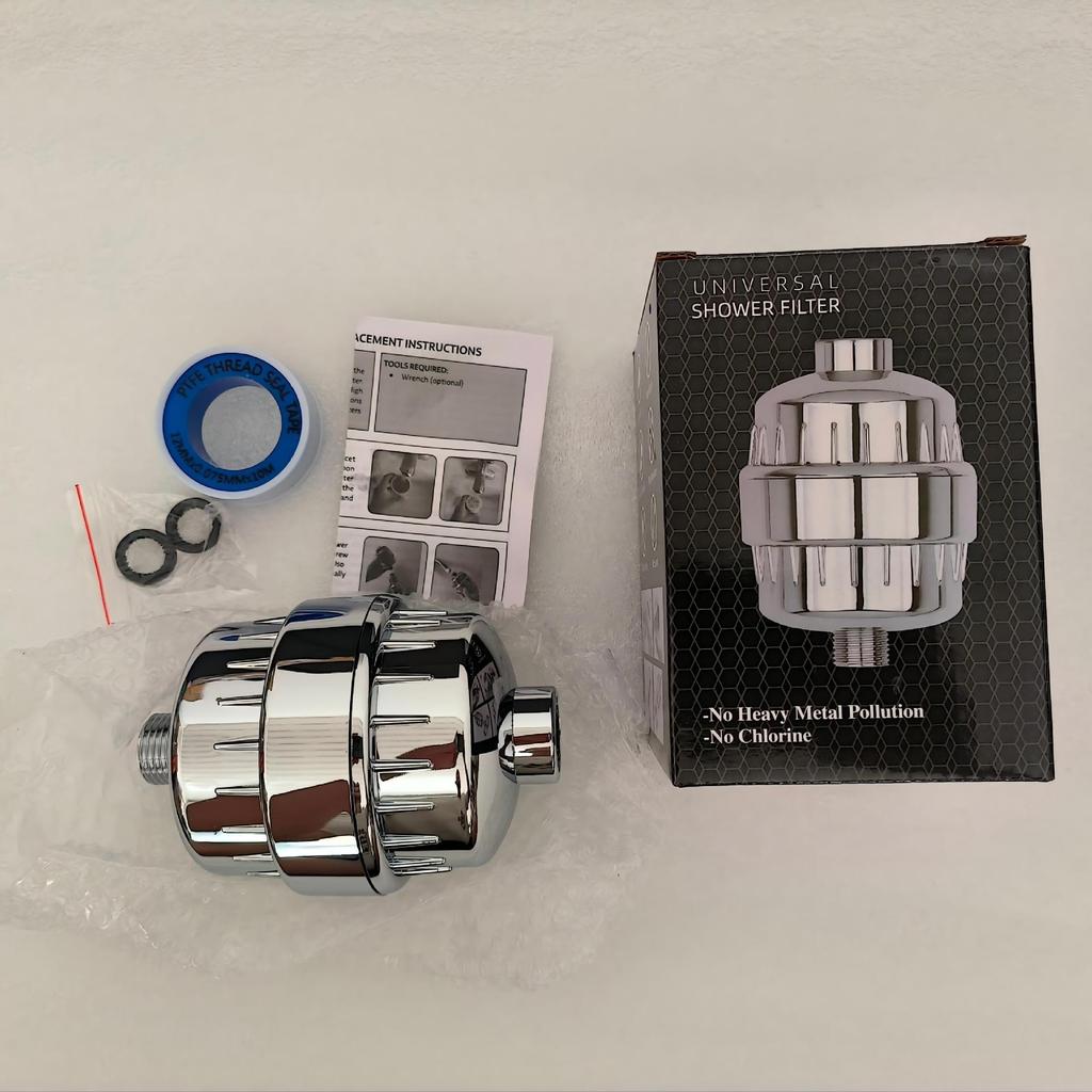 17-Layer Water Purifying Shower Head Filter