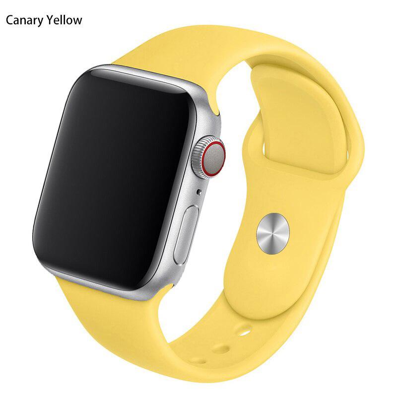 Силиконовый ремешок для Apple Watch Ultra 49 мм, 45 мм, 42 мм, 40 мм, 44 мм, 41 мм, резиновый спортивный ремешок для умных часов, браслет iWatch Series9/8/7/6/5/SE, аксессуары