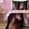 Youth Bedding 160X200 Cotton Bedding Set Horse Horses