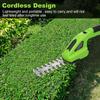 Cordless Hedge Trimmer, 2-in-1 Handheld Hedge Trimmer, 7.2V Electric Grass Trimmer with USB