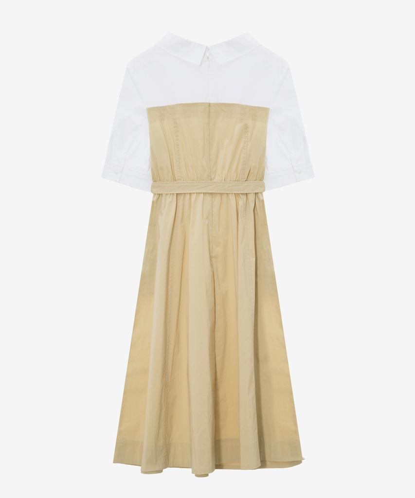 Mind Bridge Woman [W] Shirt Layered Belted Dress